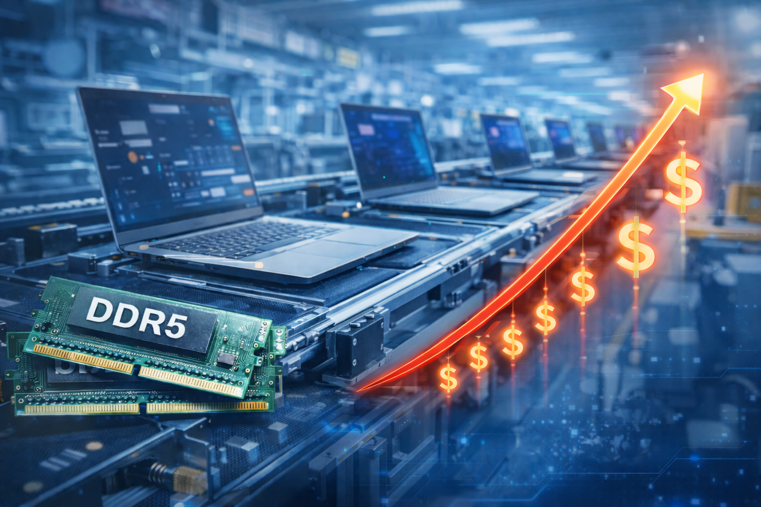 Giá bộ nhớ leo thang, thị trường laptop đứng trước nguy cơ chững nhịp ra mắt